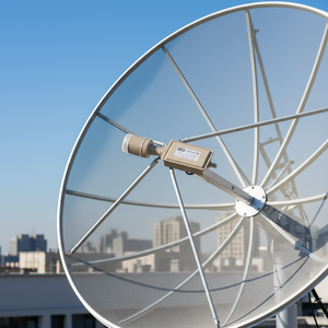 Ka Band DRO LNB สำหรับการรับสัญญาณแบบไวด์แบนด์, ตัวเลือก LO 16.25-20.25GHz, เอาต์พุตแบบ F-Type เดี่ยว - Product Image 1
