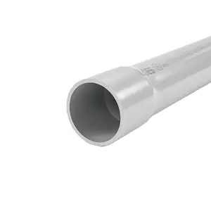 LEDES High Quality 3/4" Pipe 4-Inch PVC Electrical Conduit Pipe UL SCH40 for House Wiring