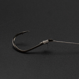 Accesorios de pesca con doble anzuelo de alambre de acero para pesca en agua salada con línea resistente y doble anzuelo. - Product Image 3