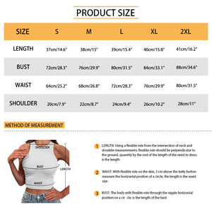 เสื้อครอปแขนกุดสไตล์ฮิปฮอปสีพื้นฤดูร้อนสีพื้น - Product Image 4