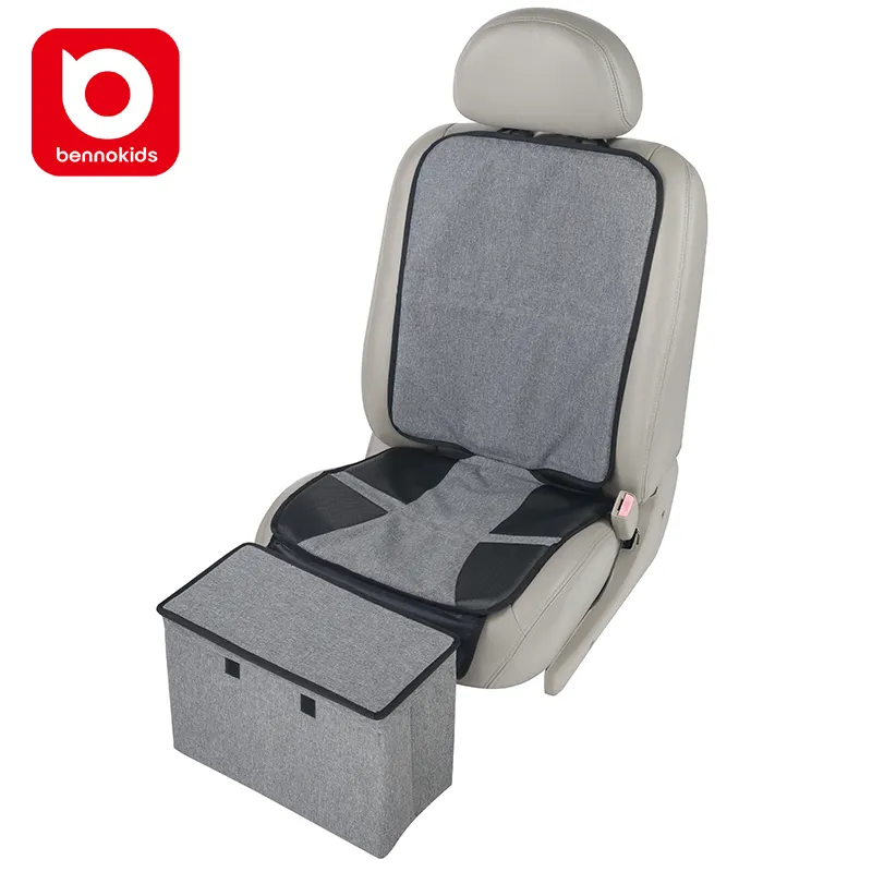 Kam — tapis de protection pour siège de voiture, nouveau design, avec repose-pieds et boîte de rangement, 2021