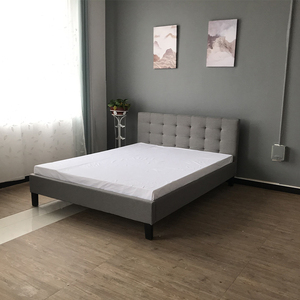 Luxury <b>Bed</b> Modern Bedroom Furniture Upholstered king Size Fabric <b>Bed</b> - Product Image 5
