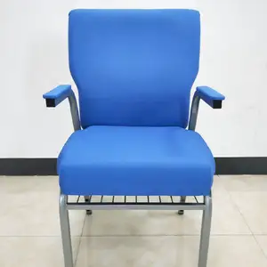 Produttore sedie a sdraio in spugna sedia da allenamento in metallo per chiesa sedia da chiesa impilata Auditorium per chiese musulmane