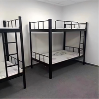 Lit superposé Loft multifonctionnel personnalisé de haute qualité à double pont peu encombrant avec cadre en acier durable pour les enfants à utiliser dans les hôtels