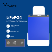 Batterie cellule LiFePO4 Yaste de qualité 314Ah 3.2V 8000 cycles, stockage d'énergie solaire, camping, voiture, sauvegarde à domicile, 0 à 55