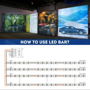 DC12V 24V <b>LED</b> <b>Bar</b> <b>Light</b> with Lens 3000K 4000K 6500K 10000K for Advertising <b>Light</b> Box - Product Image 6
