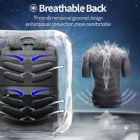 Sac à dos pour ordinateur portable Bopai pour hommes d'affaires, antivol, protection PC, porte-clés personnalisé, étanche, charge USB, 15,6 pouces