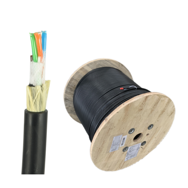 Corning Fiber YOFC Fiberhome All Dielectric ADSS Loose Tube Gel-Filled Dual-Jacket Cable 48 Core 144 Thread Fiber Optical Cable