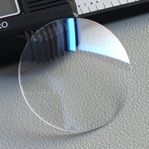 กระจกแซฟไฟร์ทรงโดมคู่ 32x3.0x1.3 มม. สำหรับตัวเรือน Ha/milton Field 38 สีฟ้าใส คริสตัล AR อะไหล่นาฬิกา H70455553 H70455733 <span class=keywords><strong>H70455133</strong></span> - Product Image 1