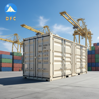 Conteneur de stockage et d'expédition de 20 pieds à ouverture latérale avec logo personnalisé pour la vente – Design tendance