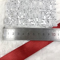 Fustelle per Scrapbooking, Fustelle Metalliche per Lettere, Fustelle per Alfabeto Maiuscolo e Minuscolo per Lavori Creativi