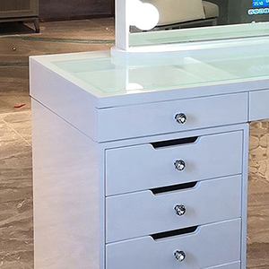 <span class=keywords><strong>Tocador</strong></span> <span class=keywords><strong>Moderno</strong></span> de Lujo Blanco <span class=keywords><strong>con</strong></span> <span class=keywords><strong>Espejo</strong></span>, Venta Especial, Mesa de Maquillaje para Dormitorio - Product Image 5