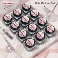 Gel dur professionnel pour extension d'ongles, haute dureté, zéro fragilité, auto-nivelant, à base de UV/LED, 20g, tenue 30+ jours, végan