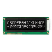 MJ1602M 16X2 Modul Tampilan LCD Karakter 64.0X14.4Mm STN Biru Negatif 5V 3.3V Panel Kontrol Industri Instrumen Medis COB