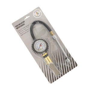 Inflador de Neumáticos de Alta Resistencia de 0-220 PSI, Herramienta Neumática con Manómetro de Precisión y Manguera Reforzada para Automóviles y Uso Industrial - Product Image 4