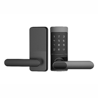 Serrure Intelligente Ttlock en Alliage de Zinc WiFi pour Application Tuya, Sécurité Renforcée, Serrure Électronique Intelligente pour Porte d'Entrée avec Carte Mémoire