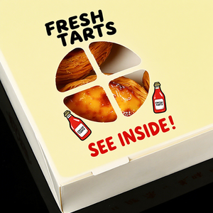 Vente en gros de gâteaux de Noël personnalisés roses, beignets et biscuits, boîte de beignets Pastel de Nata - Product Image 2