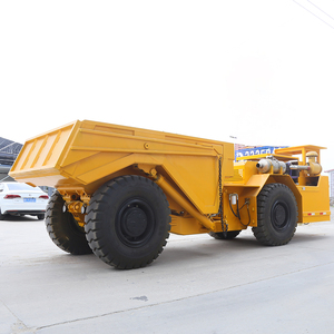 Ensemble puissant de niveleuse et de camion à benne avec pompe et moteur, capacité nominale de 12 tonnes, sur roues, pour l'entretien des routes de mines souterraines, économie de coûts - Product Image 1