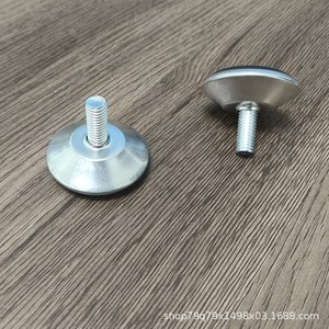 Screw Adjustment Feet M6 M8 Stainless Steel Iron Faced Black Bottom Table <b>Chair</b> Leg <b>Pads</b> Furniture Hardware Minimalist Design - Product Image 3