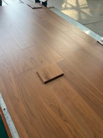 Plancher chauffant en bois d'ingénierie en chêne blanc de qualité supérieure, surface brossée, pour usage commercial et résidentiel