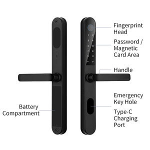 Cerradura Inteligente para Puerta con Video WiFi Tuya, Cámara Impermeable IP68, Cerradura Digital con Huella Dactilar para Exteriores con <span class=keywords><strong>Timbre</strong></span> Integrado - Product Image 6