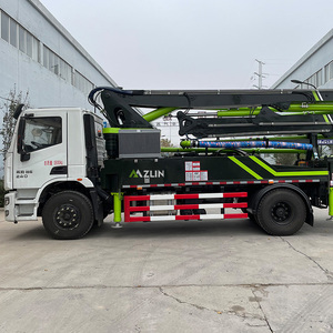 Pompe à béton montée sur camion chinois, moteur diesel, portée verticale 56m, productivité 170m3/h, bon prix - Product Image 3