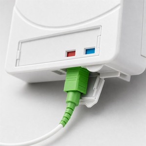 Boîtier PTO à 1 <span class=keywords><strong>fibre</strong></span> optique SC/APC, avec pigtail et adaptateur, G657A2 blanc pour réseau FTTH 5G - Product Image 2