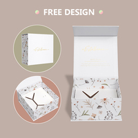 Boîte d'emballage de livre personnalisée avec insert en papier cartonné, taille personnalisée, design imprimé en couleur