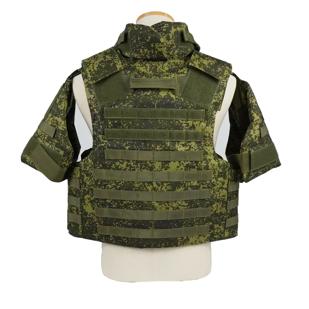 Colete de proteção total 3A.44 UHMW-PE Oxford Placa macia pescoço ombro virilha Colete de combate Colete de armadura tático