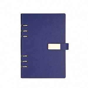 Sets de Regalo de Cuadernos con Logotipo Personalizado, Libretas de Tapa Dura B5, Memorias USB de Papel Reciclado con Diseño de Cuero a Rayas Cruzadas, Venta al Por Mayor - Product Image 6