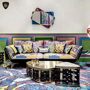 इतालवी लक्जरी उच्च अंत 123 सीटर चमड़े के सोफे ने लिविंग रूम की वास्तविक चमड़े की सामग्री के लिए नए डिजाइन काले चमड़े के सोफे को स्थापित किया - Product Image 1