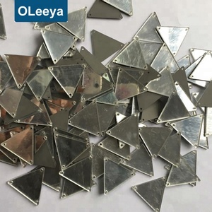 Vente Chaude Populaire : Pierre à coudre en acrylique à dos plat effet miroir avec 2 trous pour la décoration de costumes - Product Image 6