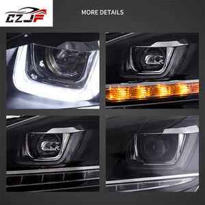 Proiettore doppio fascio fari con occhi demone nero per <span class=keywords><strong>Volkswagen</strong></span> <span class=keywords><strong>Golf</strong></span> 6Th Gen Mk6a6 Typ 5K <span class=keywords><strong>2008</strong></span> 2009 2010 2011 2012 13 14 - Product Image 5