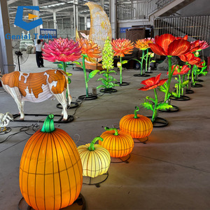 FL-74 nóng bán 2025 đèn lồng lễ hội hoa Led vải đèn lồng âm lịch năm mới đèn lồng - Product Image 5