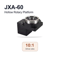 Plataforma Giratoria Hueca JXA60 con Rodamiento de Rodillos Cruzados, Caja de Engranajes de Indexación de Alta Precisión y Alto Torque, Compatible con Motor Paso a Paso 42