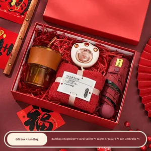 Coffret <span class=keywords><strong>Cadeau</strong></span> d'Affaires de Style Oriental : Souvenirs Métalliques pour Réunions Annuelles, Team Building et Cadeaux du Nouvel An - Product Image 2
