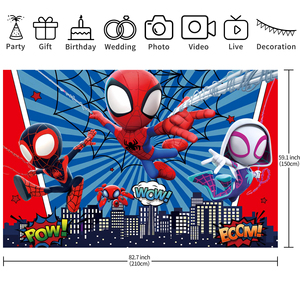 <span class=keywords><strong>Fondo</strong></span> <span class=keywords><strong>de</strong></span> Dibujos Animados <span class=keywords><strong>de</strong></span> Spider-Man, Pancarta <span class=keywords><strong>de</strong></span> Pared <span class=keywords><strong>de</strong></span> Spider-Man, <span class=keywords><strong>Fondo</strong></span> <span class=keywords><strong>para</strong></span> Fiestas <span class=keywords><strong>de</strong></span> Niños, Decoración <span class=keywords><strong>de</strong></span> <span class=keywords><strong>Cumpleaños</strong></span> - Product Image 6