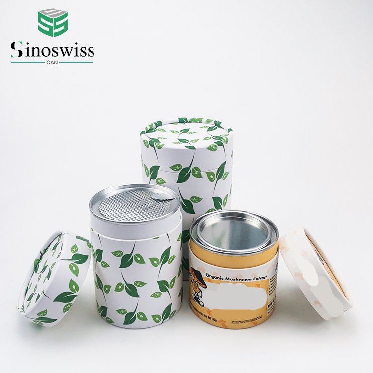 Food Grade Cardboard Cylinder Container Food