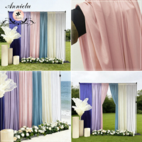 Panneaux de rideaux modernes blancs ivoire en spandex extensible 4 directions pour décors de mariage, événements, fêtes et scènes