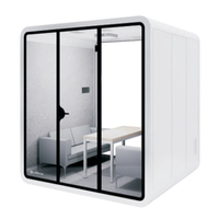 Cabine de réunion mobile Cabine insonorisée acoustique Bureau privé Cabine téléphonique Cabine de travail Studio de son
