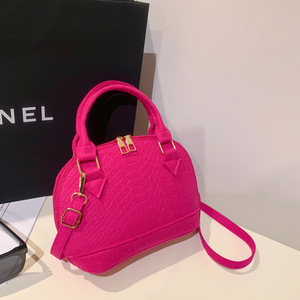 I-0786 nouvelle mode Vintage main coquille sac Simple décontracté feutre tissu unique épaule sac à bandoulière femmes - Product Image 4