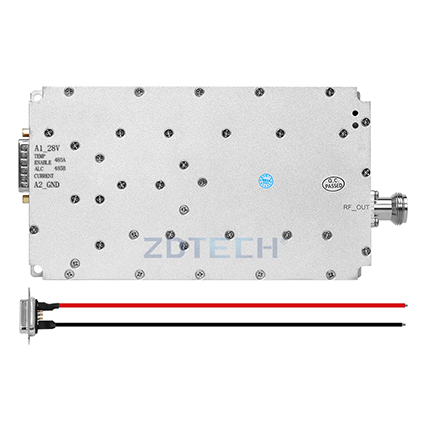400-500MHz RF Power Amplifier Module High Power 100W 5G WIFI GaN Module with Lora Digital Signal Source