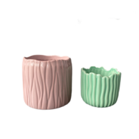 Pot Bunga Keramik Bulat Normal Buatan Tangan, Promo! Untuk Tanaman Sukulen, Penggunaan Luar & Dalam Ruangan, Dekstop, Rumah & Taman