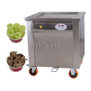 Máquina para hacer helados fritos/Máquina de yogur frito/Máquina para congelar rollos de helado frito - Product Image 4