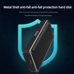 Tip-c M.2 harici muhafaza SSD sabit Disk kutu alüminyum kasa USB 3.2 Pc bilgisayar 20Gbps RGB kutusu kasa - Product Image 2