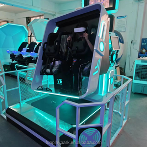 2-Seater 360 VR Simulator 9D VR <span class=keywords><strong>Cinema</strong></span> 4 Seater Arcade Game Machine Outdoor Amusement Park Equipment Virtual Fiberglass Metal - Product Image 5