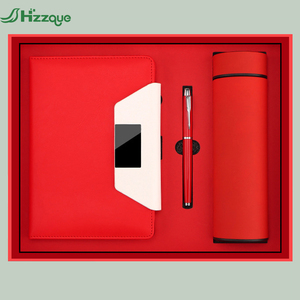 <span class=keywords><strong>Promo</strong></span> Vente en gros Ensemble de luxe pour entreprise : Agenda A5, Bouteille et Stylo, en Cuir PU Personnalisable, Coffret Cadeau avec Carnet A5 et Mug Isotherme - Product Image 1