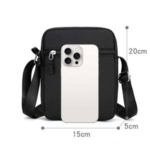 حقائب رجالية للبيع بالجملة ، حقيبة صغيرة مربعة متقاطعة مع الجسم ، حقيبة صغيرة للكتف ، هاتف محمول - Product Image 6