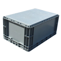NEXARA Caisses rectangulaires en plastique empilables PP 600-230 Caisses logistiques solides et durables en différentes tailles et différents scénarios