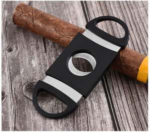 Plastic Modern Cigars Cutter Durable Foldable Portable <b>Scissors</b> Double Blade Eco-Friendly Household Accessories - Product Image 4